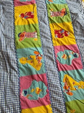 Sesame Street Patchwork Baby Quilt